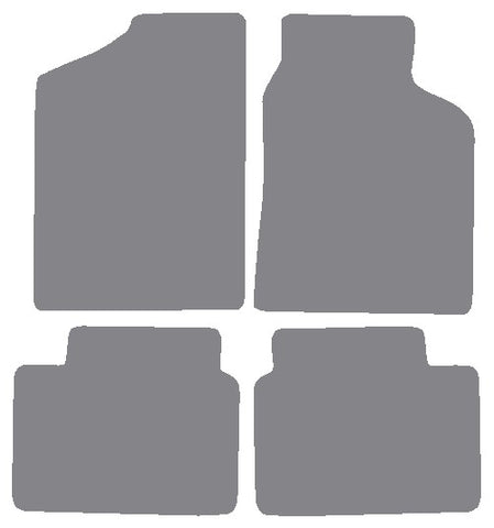 Mazda 626 1987-1992 Grey Premium Carpet Tailored Car Mats NV HITECH