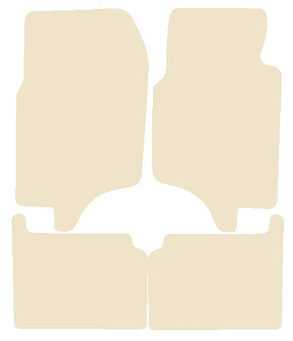 Mitsubishi Shogun SWB 1991-2000 Beige Luxury Velour Tailored Car Mats NV HITECH