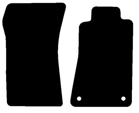 Mazda MX5 1989-1998 Black Luxury Velour Tailored Car Mats NV HITECH
