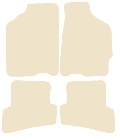 Mazda MX6 1992-1998 Beige Luxury Velour Tailored Car Mats NV HITECH