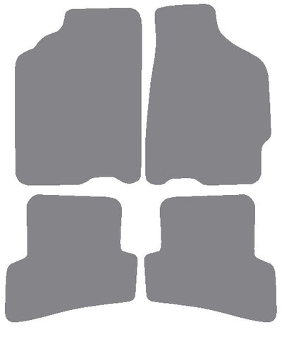 Mazda MX6 1992-1998 Grey Premium Carpet Tailored Car Mats NV HITECH