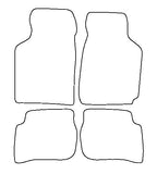 Mazda MX3 1991-1998 Tailored VS Rubber Car Mats