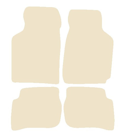 Mazda MX3 1991-1998 Beige Luxury Velour Tailored Car Mats NV HITECH