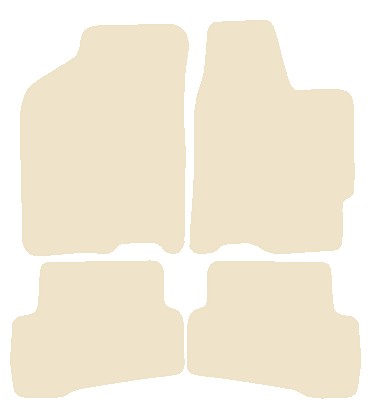 Mazda Xedos 6 1993-2001 Beige Luxury Velour Tailored Car Mats NV HITECH