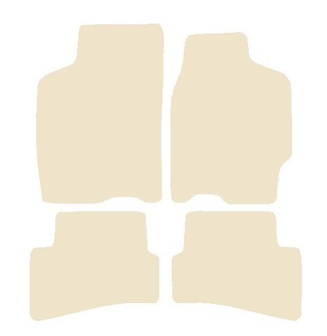 Mazda 626 1992-1997 Beige Luxury Velour Tailored Car Mats NV HITECH