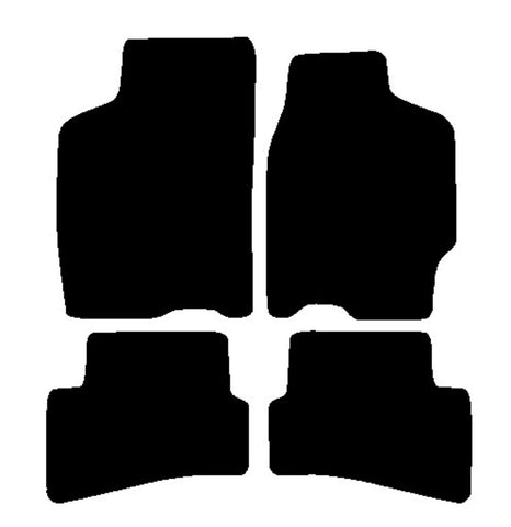 Mazda 626 1992-1997 Black Premium Carpet Tailored Car Mats NV HITECH