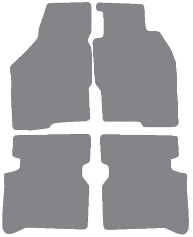 Mitsubishi Galant 1993-1997 Grey Premium Carpet Tailored Car Mats NV HITECH