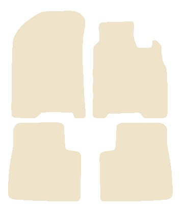 Mazda Xedos 9 1994-2004 Beige Luxury Velour Tailored Car Mats NV HITECH