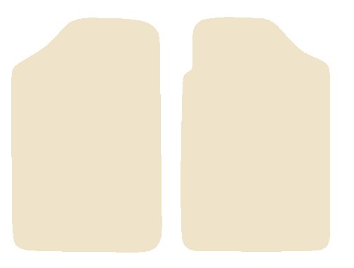 MG MGF 1996-2004 Beige Luxury Velour Tailored Car Mats NV HITECH