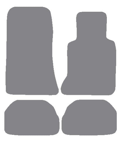 Mercedes E Class (W124) Cab / Coupe 1987-1995 Grey Premium Carpet Tailored Car Mats NV HITECH