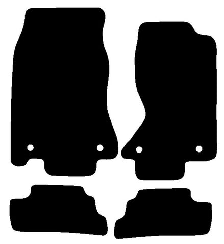 Mazda RX7  Mk3 1993-2001 Black Luxury Velour Tailored Car Mats NV HITECH