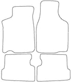 Mazda 626 Coupe 1987-1992 Tailored VS Rubber Car Mats