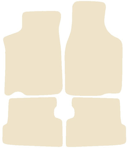 Mazda 626 Coupe 1987-1992 Beige Luxury Velour Tailored Car Mats NV HITECH
