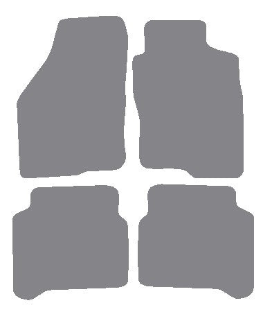 Mitsubishi Galant 1997-2000 Grey Premium Carpet Tailored Car Mats NV HITECH