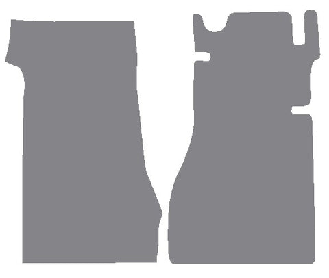 Mercedes SL (R113) 2 Seater Pagoda 1962-1972 Grey Premium Carpet Tailored Car Mats NV HITECH