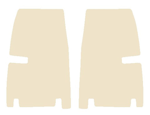 MG MGA 1955-1962 Beige Luxury Velour Tailored Car Mats NV HITECH