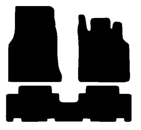 Mercedes A Class (W168) SWB 1998-2004 Black Luxury Velour Tailored Car Mats NV HITECH