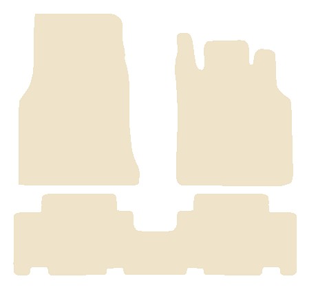 Mercedes A Class (W168) SWB 1998-2004 Beige Luxury Velour Tailored Car Mats NV HITECH