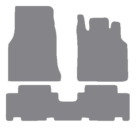 Mercedes A Class (W168) SWB 1998-2004 Grey Premium Carpet Tailored Car Mats NV HITECH