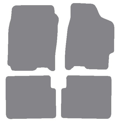 Mazda 323 1998-2004 Grey Premium Carpet Tailored Car Mats NV HITECH