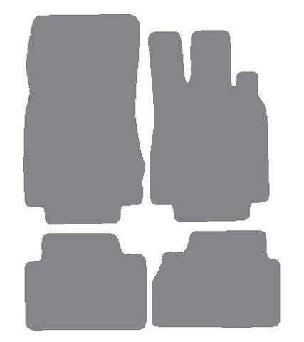 Mercedes S Class (W220) Saloon SWB 1999-2006 Grey Premium Carpet Tailored Car Mats NV HITECH