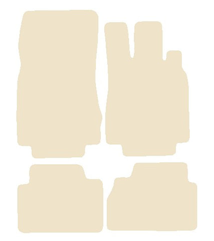 Mercedes S Class (W220) Saloon SWB 1999-2006 Beige Luxury Velour Tailored Car Mats NV HITECH