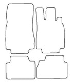 Mercedes S Class (W220) Saloon SWB 1999-2006 Tailored VS Rubber Car Mats