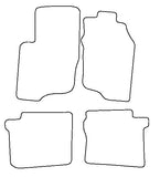 Mitsubishi Colt Spacestar 1999-2004 Tailored VS Rubber Car Mats