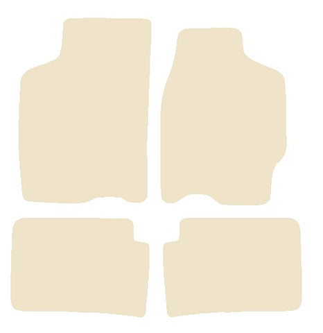 Mazda 626 1998-2001 Beige Luxury Velour Tailored Car Mats NV HITECH