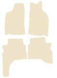 Mitsubishi Challenger 1998-2001 Beige Luxury Velour Tailored Car Mats NV HITECH