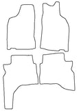 Mitsubishi Challenger 1998-2001 Tailored VS Rubber Car Mats