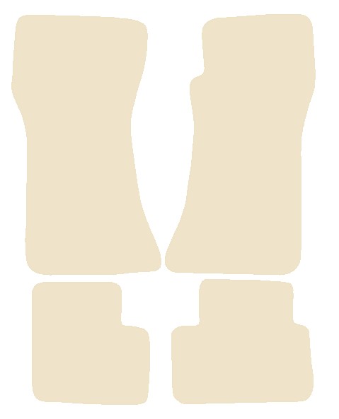 Mazda RX7  Mk1 1978-1986 Beige Luxury Velour Tailored Car Mats NV HITECH