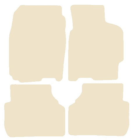 Mazda Premacy 1999-2001 Beige Luxury Velour Tailored Car Mats NV HITECH