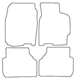 Mazda Premacy 1999-2001 Tailored VS Rubber Car Mats