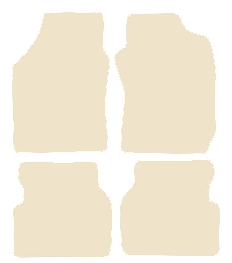 Mazda Demio 1999-2001 Beige Luxury Velour Tailored Car Mats NV HITECH
