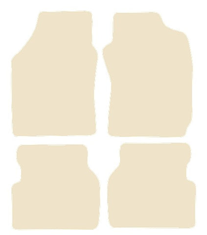Mazda Demio 1999-2001 Beige Luxury Velour Tailored Car Mats NV HITECH