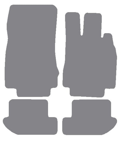 Mercedes CL (W215) Coupe 2000-2006 Grey Premium Carpet Tailored Car Mats NV HITECH