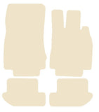 Mercedes CL (W215) Coupe 2000-2006 Beige Luxury Velour Tailored Car Mats NV HITECH