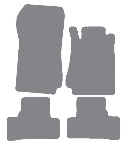 Mercedes CLK (C208) Convertible 1997-2003 Grey Premium Carpet Tailored Car Mats NV HITECH