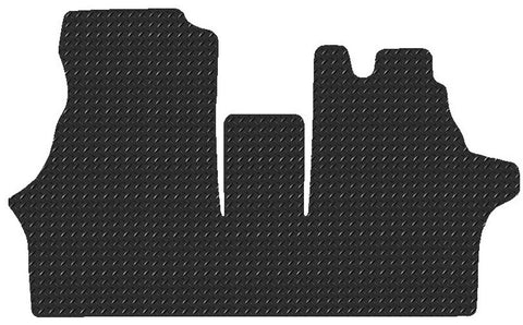 Mercedes Vito Van 1996-2003 Chequered Rubber Tailored Van Mats HITECH