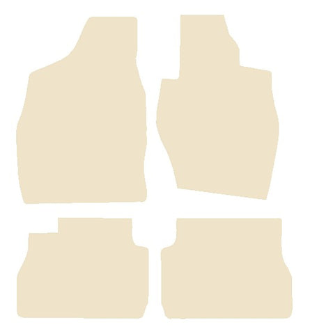 Mitsubishi Pinin 3dr 2000-2005 Beige Luxury Velour Tailored Car Mats NV HITECH