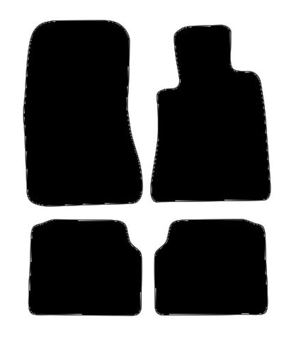 Mercedes S Class (W140) Saloon 1991-1999 Black Premium Carpet Tailored Car Mats NV HITECH