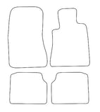 Mercedes S Class (W140) Saloon 1991-1999 Tailored VS Rubber Car Mats