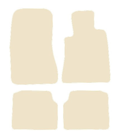 Mercedes S Class (W140) Saloon 1991-1999 Beige Luxury Velour Tailored Car Mats NV HITECH