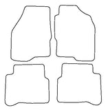 Mitsubishi Galant 2000-2003 Tailored VS Rubber Car Mats