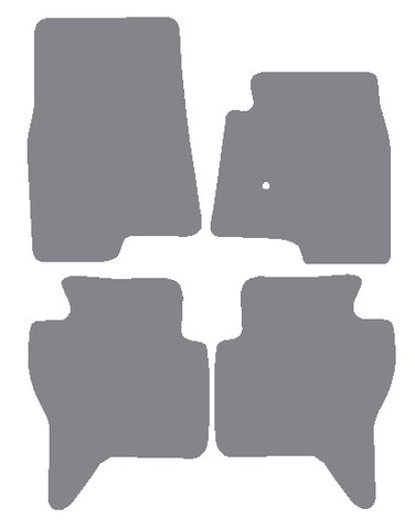 Mitsubishi Shogun LWB 2000-2007 Grey Premium Carpet Tailored Car Mats NV HITECH