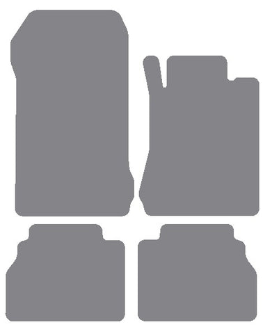 Mercedes E Class (W210) Saloon / Estate 1995-2002 Grey Premium Carpet Tailored Car Mats NV HITECH