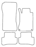 Mercedes C Class W203 Saloon / Estate 2000-2006 Tailored VS Rubber Car Mats