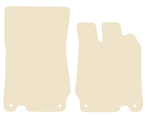 Mercedes SL (R230) 2 Seater 2001-2012 Beige Luxury Velour Tailored Car Mats NV HITECH