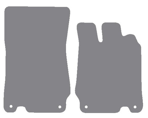 Mercedes SL (R230) 2 Seater 2001-2012 Grey Premium Carpet Tailored Car Mats NV HITECH
